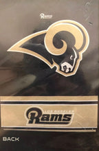 Load image into Gallery viewer, NFL Decorative 2 Sided Team Flag Los Angeles Rams Suede Foil 29” X 43”