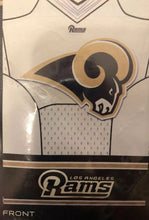 Load image into Gallery viewer, NFL Decorative 2 Sided Team Flag Los Angeles Rams Suede Foil 29” X 43”
