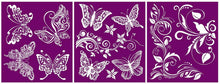 Load image into Gallery viewer, Butterflies - Silkscreen Stencil