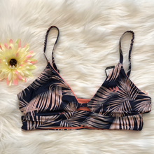 Load image into Gallery viewer, Tavik+ Juliet Swim Top Print Latona Palm Evening Blue Size Large