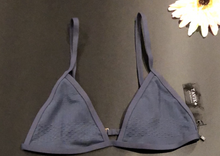 Load image into Gallery viewer, Tavik+ Jett Textured Triangle Swim Top Textured Ombre Blue