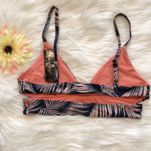 Load image into Gallery viewer, Tavik+ Juliet Swim Top Print Latona Palm Evening Blue Size Large