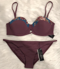 Load image into Gallery viewer, Tavik+ Antic Full Swim Bottom and Matching Corsica Swim Top Merlot Color Block Size Lg