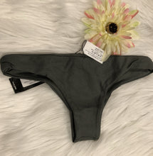 Load image into Gallery viewer, Tavik+ Ali Mini Swim Bottom Glossy Pique Cove Grey Size X-Small