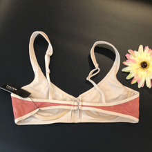 Load image into Gallery viewer, Tavik+ Marlowe Crop Top Textured Chevron Textured Rose Size Large
