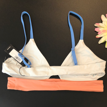 Load image into Gallery viewer, Tavik+ Juliet Swim Top Color Blocked Light Blue Desert Clay Size Large