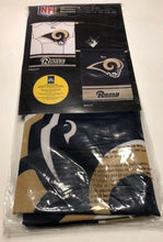 Load image into Gallery viewer, NFL Decorative 2 Sided Team Flag Los Angeles Rams Suede Foil 29” X 43”
