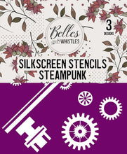 Load image into Gallery viewer, Belles and Whistles- Steampunk - Silkscreen Stencil
