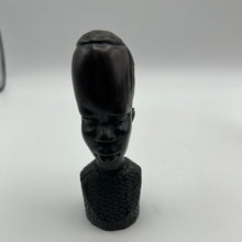Load image into Gallery viewer, Vintage African Ebony Wood Busts Set 4

