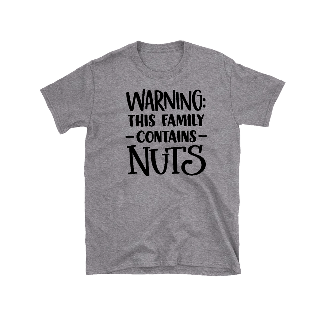 Warning This Family Contains Nuts Design