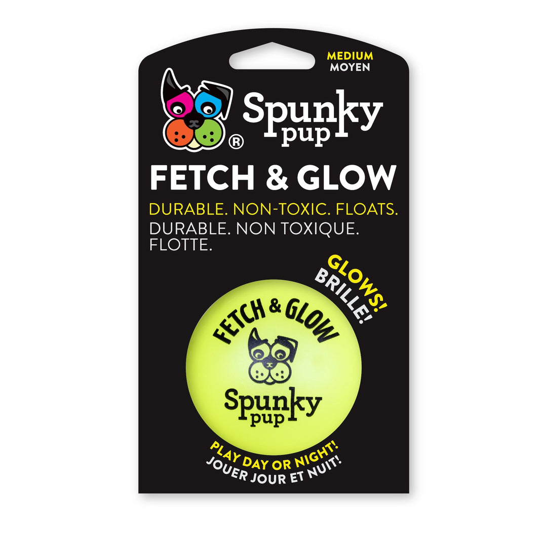 Dog Toy Fetch and Glow Ball Medium