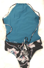 Load image into Gallery viewer, Tavik+ Alexis One Piece Blossom Size X-Small Reversible Teal
