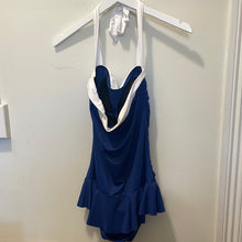 Load image into Gallery viewer, Ralph Lauren Size 10 Blue Swimsuit
