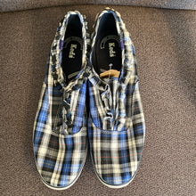 Load image into Gallery viewer, Keds plaid tennis shoe size 11

