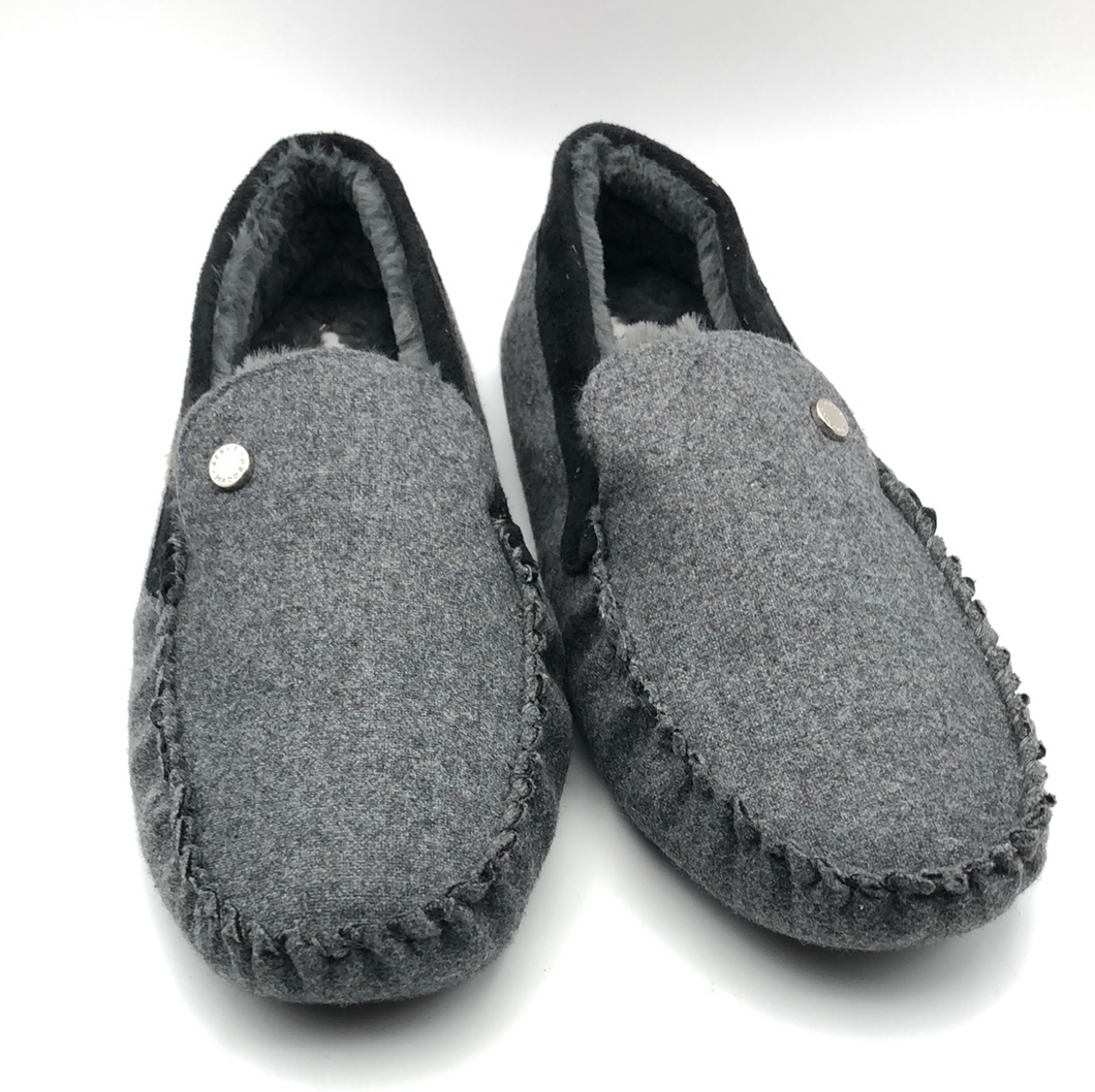 Steve Madden Pfire Moccasin Gray Slippers Multi Sizes