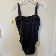 Load image into Gallery viewer, Michael Kors One Piece Black Swimsuit Size 10
