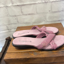 Load image into Gallery viewer, #102 ThomMcan Purple Leather Sandals

