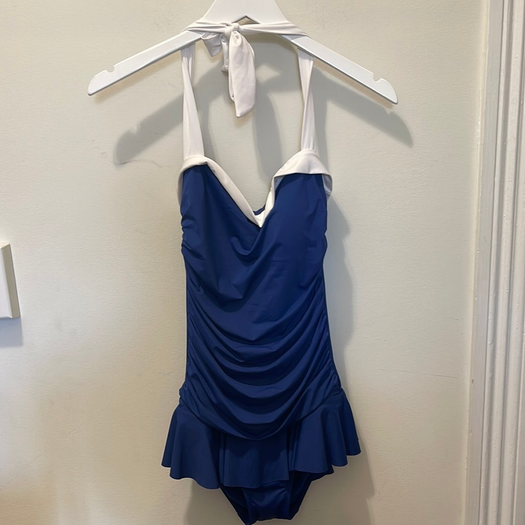 Ralph Lauren Size 10 Blue Swimsuit