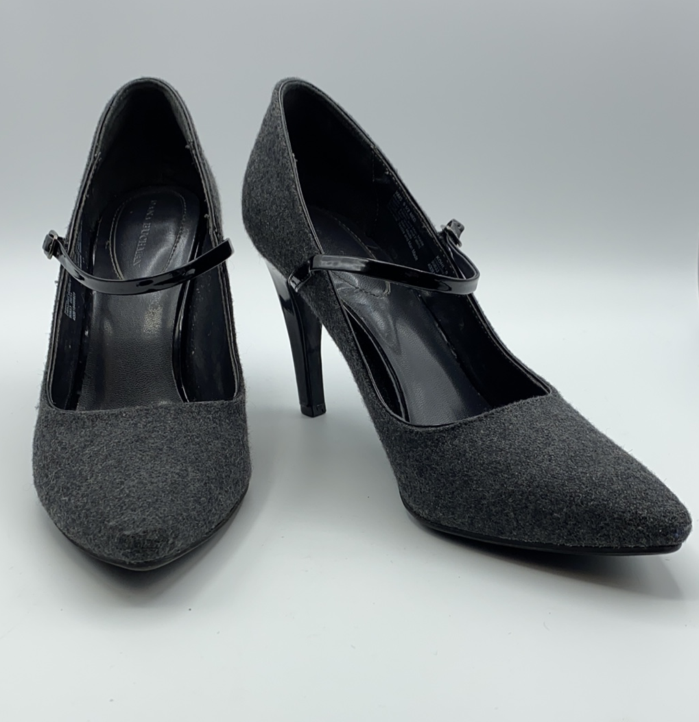 Dana Buchman Grey Wool High Heels Size 9.5M