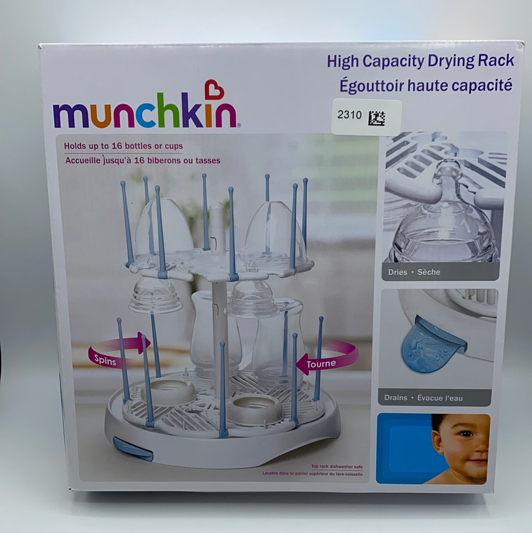 Munchkin High Capacity Drying Rack Holds Up To 16 Bottles