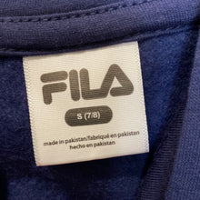 Load image into Gallery viewer, Fila hooded sweatshirt size S 7/8
