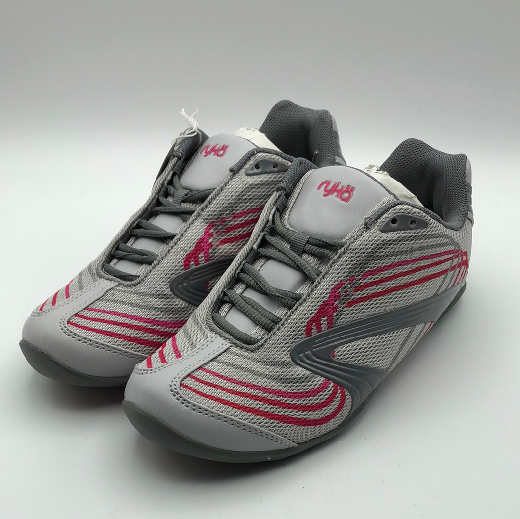 Ryka Studio D XT Gray Silver and Pink Sneaker Shoe Multi Sizes