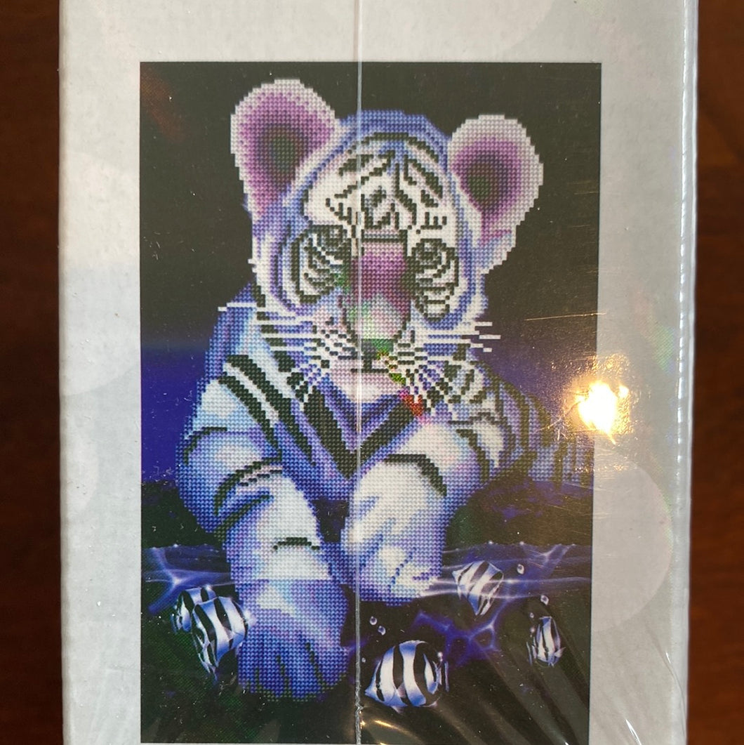 Picmondoo Diamond Painting Baby Tiger 30 x 45 cm
