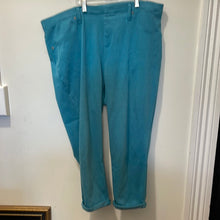 Load image into Gallery viewer, Terra Sky Teal Capris
