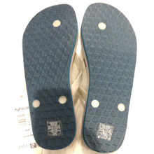 Load image into Gallery viewer, Grey Roxy Flip Flops Size 10
