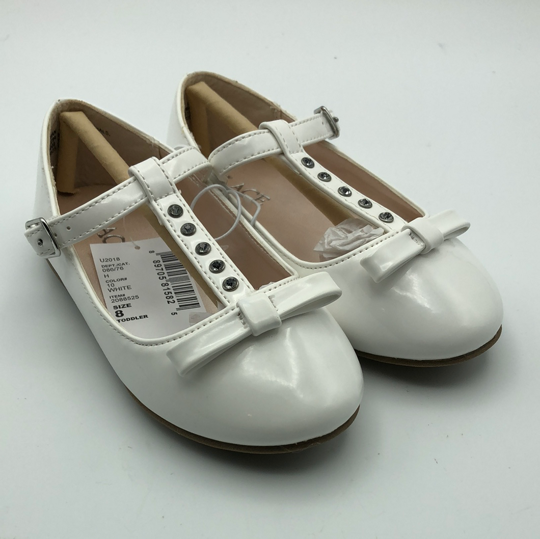 Children's Place White Dress Shoes Size 8 Toddler