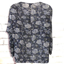 Load image into Gallery viewer, Lucky Brand Blue Printed Long Sleeve Shirt Size Small
