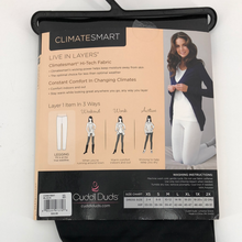 Load image into Gallery viewer, Cuddl Duds Black Leggings CLIMATESMART Size XS
