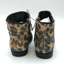 Load image into Gallery viewer, Kenneth Cole Kennedy Leopard-T Black Bootie Shoe Multi Sizes

