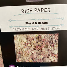 Load image into Gallery viewer, Re-Design Rice Paper Floral &amp; Dream
