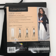 Load image into Gallery viewer, Cuddl Duds Black Leggings CLIMATESMART  Size Small
