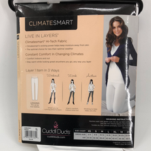 Load image into Gallery viewer, Cuddl Duds White Leggings CLIMATESMART Size XS
