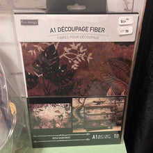 Load image into Gallery viewer, Sepia Rainforest A1 Decoupage Fiber
