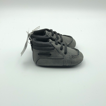 Load image into Gallery viewer, Baby Boy Grey Soft Sneaker High Top Style Size 6-12 Months
