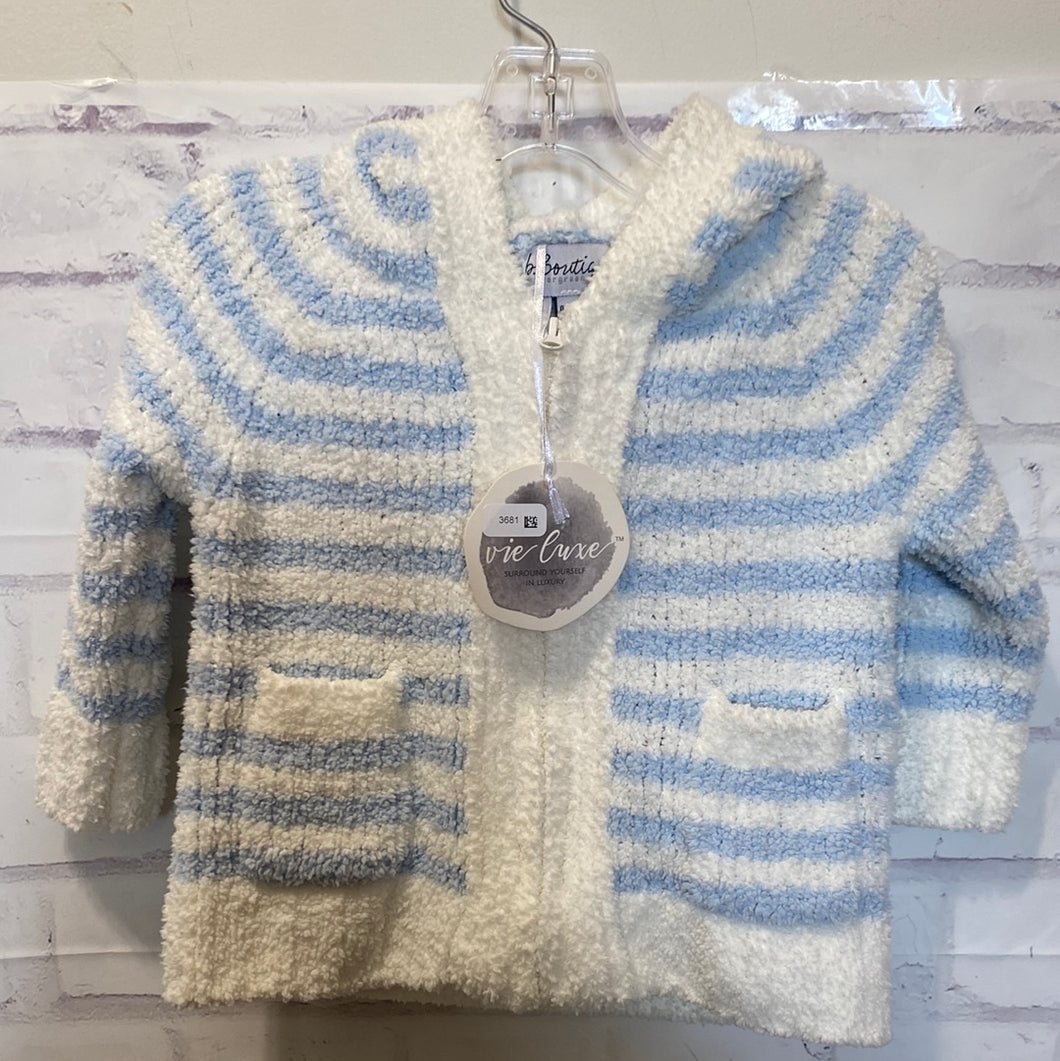B Boutique by evergreen sweater size 0-12 mo.